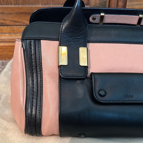 Chloe Two-Tone Two Way Satchel - Picture 6 of 16